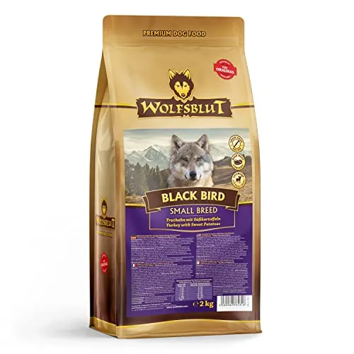 Wolfsblut - Black Bird Small Breed - 2 kg - Truthahn - Trockenfutter - Hundefutter - Getreidefrei
