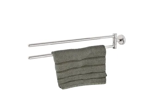 bremermann Handtuchstange LUCENTE - Eleganter Edelstahl-Handtuchhalter - Handtuchstangen aus hochglänzendem Edelstahl, schwenkbar und platzsparend - ideal für jedes Badezimmer!