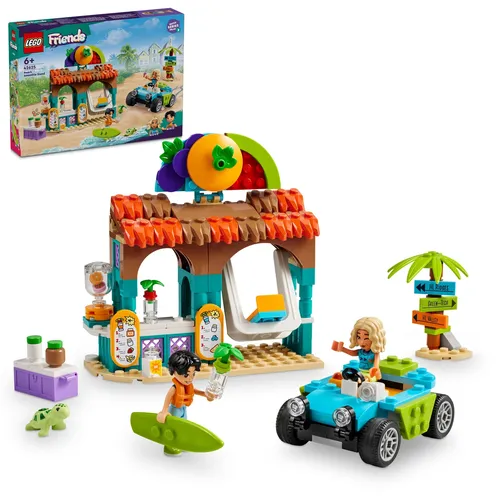 LEGO Friends Smoothie-Stand am Strand (42625) - Kreatives Spielset mit Smoothie-Stand und Strandbuggy, fördert fantasievolles Rollenspiel und kreatives Spielen