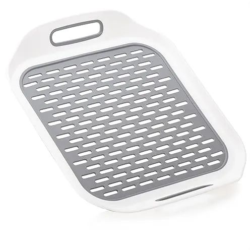 com-four® Spülbeckeneinlage mit Griffen