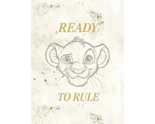 Poster Disney The Lion King Ready to Rule 30x40 cm