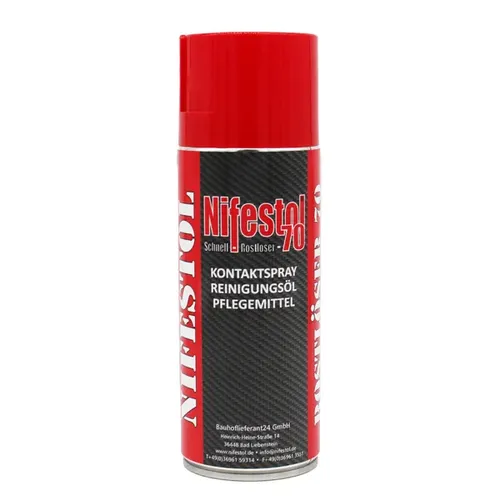 ReinigungsBerater Rostlöser Nifestol 70 Spray 400 ml mit Kindersicherung ist ein Schnellrostlöer mit permanentem Schmiereffekt SP101KS