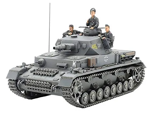 TM35374 Tamiya 1/35 Panzerkampfwagen IV Ausf. F - Modellbausatz für den historischen Panzer IV Ausf. F im Maßstab 1:35, ideal für Modellbau-Enthusiasten und Liebhaber von Militärfahrzeugen.