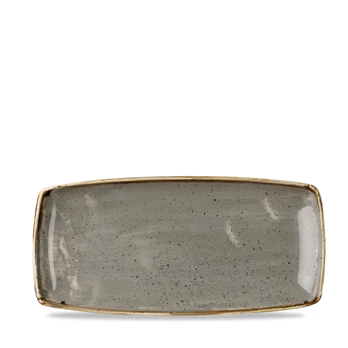 Churchill STONECAST Oblong Plate Peppercorn Grey von Churchill