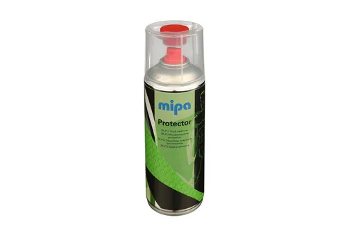 MIPA Protector 2K Spray Schwarz inkl. Härter 400ml - Mehrschichtlacke mit hochwertiger 2K Beschichtung für langlebigen Schutz und perfekte Haftung auf verschiedenen Oberflächen.