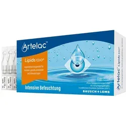 Artelac Lipids EDO Augengeltropfen für stark tränende Augen - Arzneimittel zur Linderung von Symptomen des Trockenen Auges, schützt die Augenoberfläche langanhaltend und stabilisiert die Lipidschicht des Tränenfilms.
