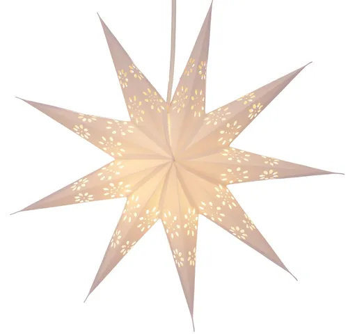 Guru-Shop Papiersterne Faltbarer Advents Leucht Papierstern,..