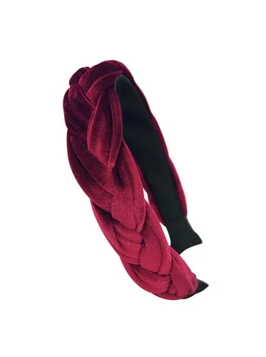 axy Haarreif Haarreif Samt Flechtoptik, Trachten geflochten Vintage Damen Haareifen Haarband