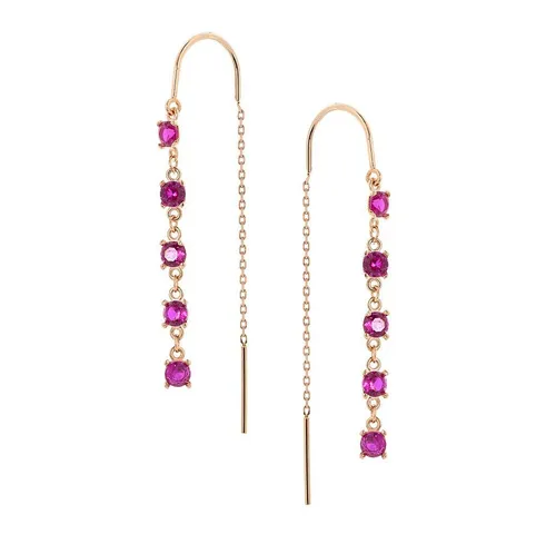 Rotgold-Ohrringe von Golders