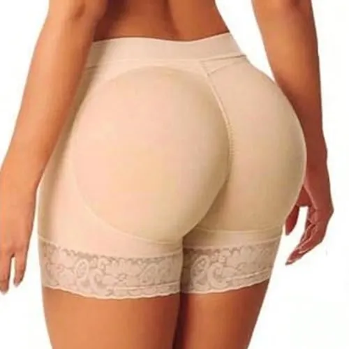 Hanaoops Damen Butt Lifter Po Heber Unterhose Hüfte Shapewear Gepolsterter Push Up Slip Höschen Enhancer Gefälschte Gesäß Spitze Unterwäsche