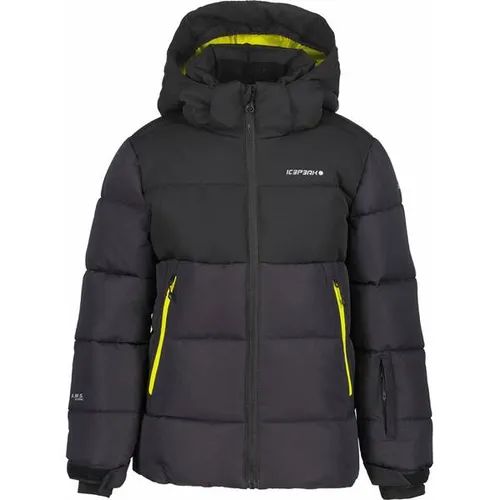 Icepeak Louin Skijacke Kinder - 128 - Ski-Jacken für Jungen, atmungsaktiv mit 5.000 gm2/h und wasserdicht bis 10.000 mm, ideal für kalte Tage auf der Piste.