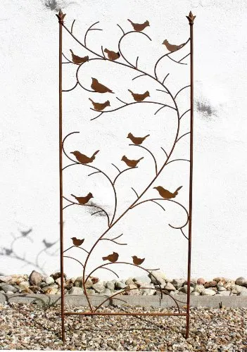 DanDiBo Rankhilfe Garten Metall Freistehend 150 cm Hoch von DanDiBo