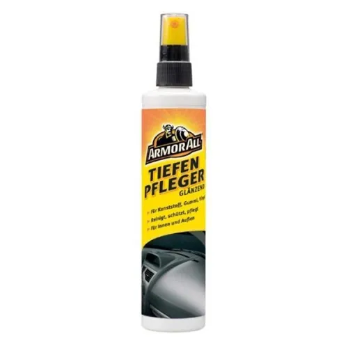 Armor All Kunststoff-Tiefenpfleger 300 ml - Autopflege & Motorradpflege – Dreifach wirkender Tiefenpfleger für glänzende Oberflächen, schützt vor UV-Strahlung und Alterung, ideal für Vinyl, Gummi und Leder.