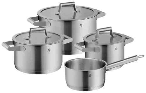 WMF Comfort Line Topf-Vorteils-Set, 4-teilig - Hochwertiges Kochtopf-Set aus Cromargan® Edelstahl, spülmaschinenfest und ideal für komfortables Kochen in jeder Küche.