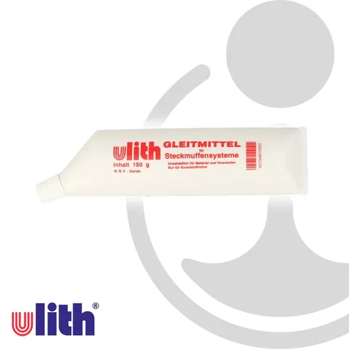 Ulith Gleitmittel für HT-KG-Abflussrohre im Sanitär und Tiefbau,150 ml Tube DVGW