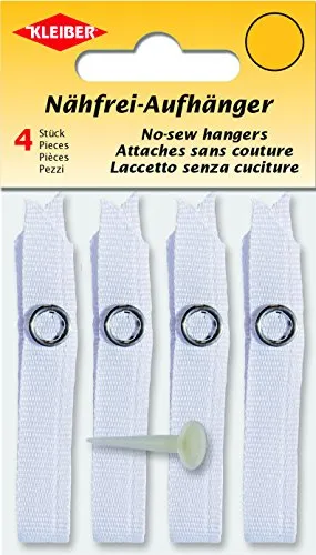 Kleiber 70014 Nähfrei Aufhänger, weiß