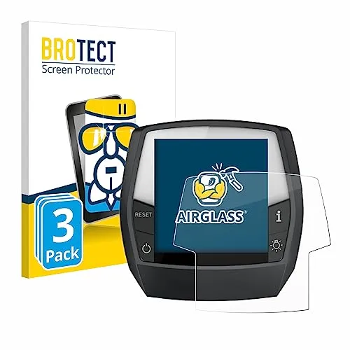 BROTECT 3 Stück Schutzglas für Bosch Intuvia Active/Performance Line Schutzfolie Panzer Folie Glas Displayschutz Made in Germany [ 9H, Anti-Fingerprint]