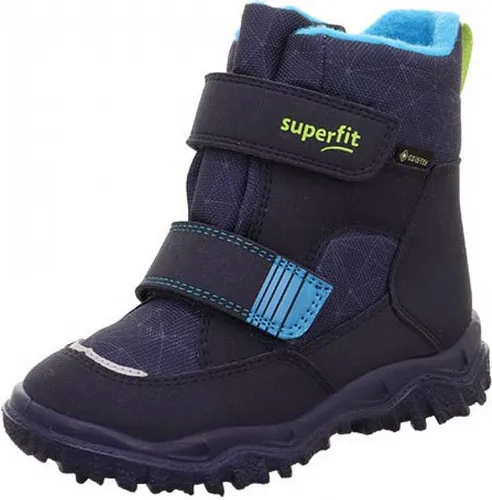 Superfit Jungen HUSKY Gore-Tex Schneestiefel, Blau/Türkis 8010 - 34 EU - Wanderschuhe mit GORE-TEX Membrane für Wasserdichtigkeit und Atmungsaktivität, perfekt für winterliche Abenteuer.