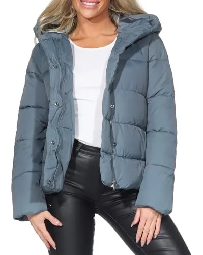 VERO MODA Damen Vmbelinda Short Jacket Ga Noos, Stormy Weather, x_l