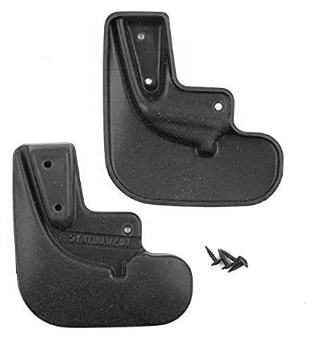 Passgenaue Gummi Schmutzfänger Spritzschutz Kotflügel Hinten fur VW Transporter T6 (kurzer Radstand), Jahr: 16-2 Teileg mit Befestigung