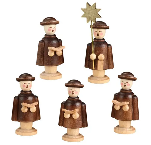 Volkskunstwerkstatt Unger Weihnachtsfigur Kurrendefiguren 5er Set