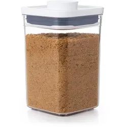 OXO Good Grips POP-Behälter – luftdichte, stapelbare Aufbewahrungsbox mit Deckel für Lebensmittel – 1 l für Zucker und mehr - Weiß