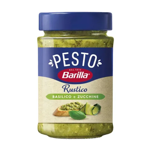 Barilla Pesto Rustico Basilico e Zucchine, 200 g von BARILLA Deutschland GmbH