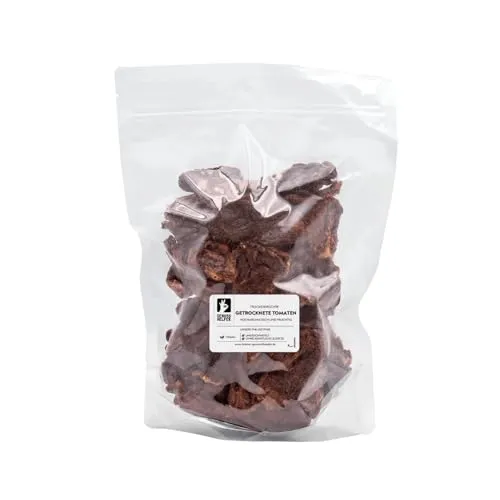Bremer Gewürzhandel Tomaten, getrocknet, halb, hoch aromatisch, leicht gesalzen, pur als Snack oder zum Kochen, 1kg