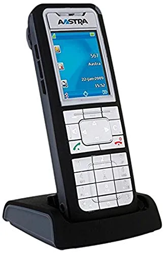 Mitel 80E00012AAA-A Komfort-DECT-Systemtelefon schnurlos 622 Set schwarz