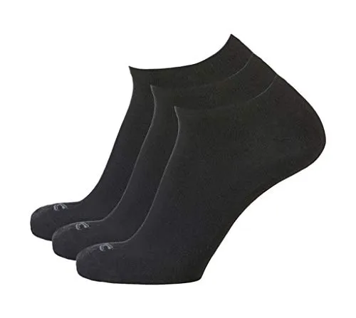 camel active Sneaker Socks 3er Pack 6595 610 black Strumpf schwarz Füssling, Size:39-42