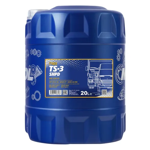 MANNOL TS-3 SHPD 10W-40 mineral 20 L in braun von MANNOL