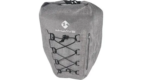 M-WAVE Suburban Carry Gepäckträgertasche 25 l - 100 % wasserdicht - Fahrradtaschen – Robuste 25 l Gepäckträgertasche mit Clip-On & Hakenbefestigung, ideal für Pendler und Stadtfahrer, bietet optimalen Wetterschutz und praktische Innenfächer.