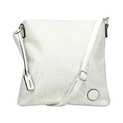 Rieker Women's H1033-55 Umhängetasche, Wit - Umhängetasche mit trendigem Design, bekannt für hohe Rieker Qualität und perfekten Komfort im Alltag.