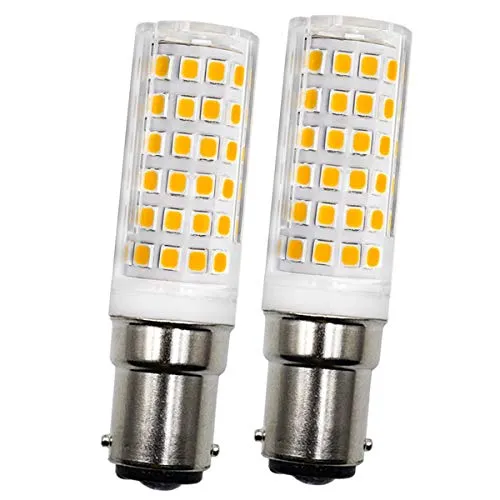 B15d LED Dimmbar 7W - Ersatz für Osram Halolux Ceram 75W - Energiesparlampe mit warmweißem Licht (3000K) und 700 Lumen, ideal für dekorative Leuchten und Nachtlichter. Hohe Farbwiedergabe (CRI>85) für natürliche Farben und Augenschutz.
