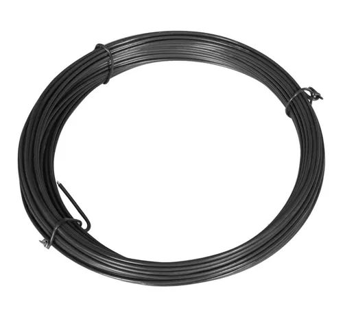 vidaXL Draht Zaun-Bindedraht 25 m 1,4/2 mm Stahl Grau, (1St)