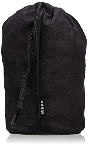 Nikon CL-1120 Objektivbeutel - Kamerazubehör, praktische Weichtasche mit Zugband zum Schutz Ihres Objektivs vor Staub, Nässe und Schmutz beim Transport.