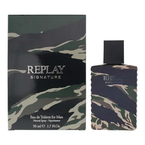 Replay Signature for Man REPLAY Eau de Toilette Uomo Confezione 50 ml