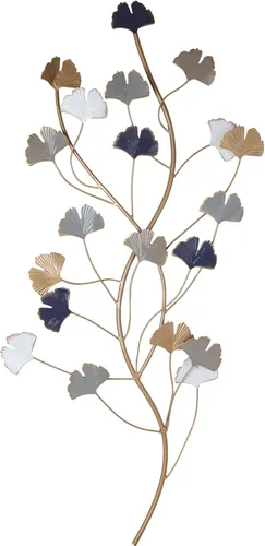 Home affaire Wanddekoobjekt Gingko aus Metall von Otto Home