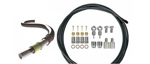 XLC Hydraulik Bremsleitung BR-X64 2500mm - Sportzubehör für Fahrräder, hochwertige Bremsleitung in Schwarz, ideal für präzises Bremsverhalten und maximale Sicherheit beim Fahren.