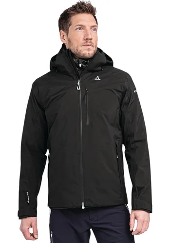 Schöffel 2L Jacket Gaschurn Men black (9990) 54 - Outdoor Freizeitjacke für Herren, ideal für Skifahrer mit 4-Wege-Stretch für höchste Bewegungsfreiheit und Unterarmbelüftung für optimalen Feuchtigkeitstransport.
