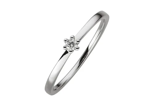 Orolino Fingerring Gold 750 mit Brillant 0,05ct in weiß von Orolino