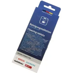 Ersatzteil - 10er Pack Reinigungstabletten, original - Bosch siemens, gaggenau, neff, krups, magimix, thermador