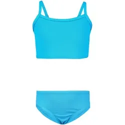 Aquarti Bustier-Bikini Aquarti Mädchen Bikini Set Bustier Bikinislip Zweiteiliger Badeanzug blau 164