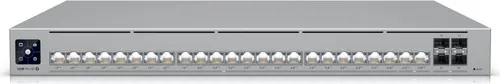 Ubiquiti USW-Pro-HD-24-PoE - 24-Port Gigabit Switch - Switches mit 24 Anschlüssen, bietet 600 W PoE++ für leistungsstarke Geräte und ist ideal für moderne Netzwerkinfrastrukturen.