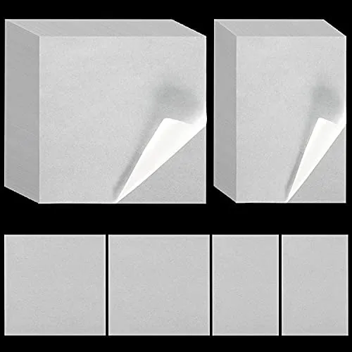 Chilliyin 200 Stück Diamond Painting Freigabepapier 15 * 15, 15 * 10 cm Doppelseitige Antihaft-Abdeckung Ersatz 5D Zubehör Werkzeug für Erwachsene und Kinder