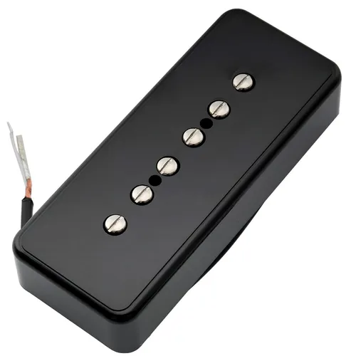 Artec ASA90-BK Black Alnico 5 P90 Soapbar Single Coil Guitar Neck Pickup 7.5K