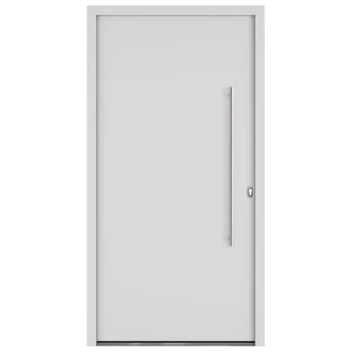 HORI Aluminium-Kunststoff Eingangstür Komplettset - 5-fach Verriegelung - Anthrazit oder Weiß - 200 x 100 cm - Hochwertige Aluminium-Kunststoff Haustür mit 5-fach Verriegelung für optimale Sicherheit. Das doppelverglaste Wärmeschutzglas sorgt für hervorragende Energieeffizienz und Dämmeigenschaften. Wählen Sie zwischen elegantem Weiß oder Anthrazit.