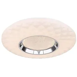 Globo 48006FSH-30 LED Deckenleuchte Magnifique - Moderne Deckenleuchte mit 1x30W, Farbtemperatur von 3000-6500K und praktischer Fernbedienung für individuelle Lichtgestaltung.