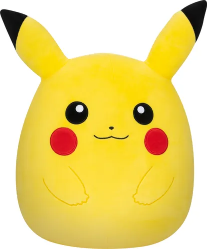 Pokémon - Squishmallow Pikachu #1 - ca. 35 cm - Merchandise für Pokémon-Fans, kuscheliger Pikachu Squishmallow in leuchtendem Gelb, perfekt zum Sammeln oder Verschenken!