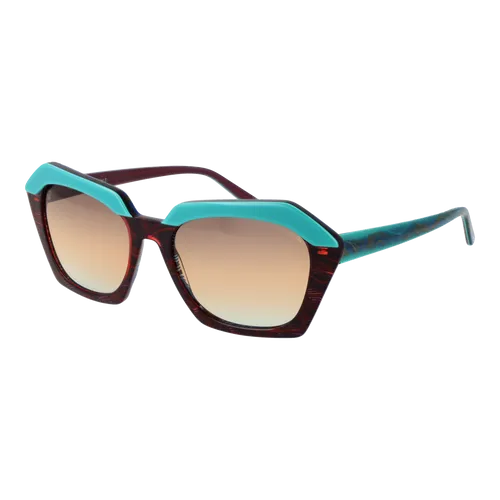 comma Sonnenbrille 77189 5354 - Stilvoller UV-Schutz - Moderne Vollrand-Sonnenbrille mit 100% UV-Schutz. Die Kunststoffgläser in Orange und Türkis bieten nicht nur Schutz, sondern setzen auch modische Akzente. Ideal für sonnige Tage!